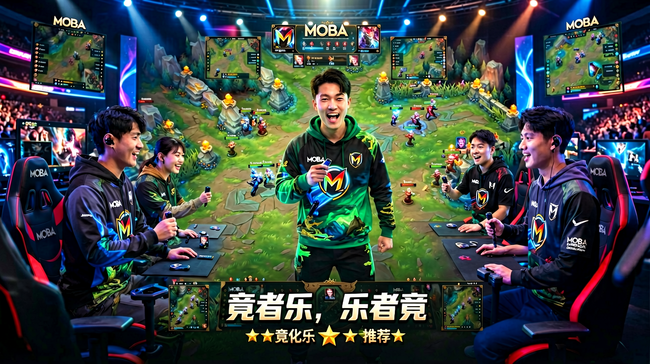 MOBA类电竞游戏赛事画面